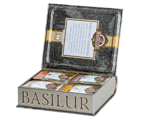 Tea Book - Earl Grey Collection - 32 Enveloped Tea Bags - 4 Flavours