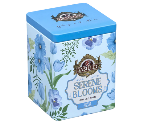 Basilur Serene Blooms Luxury Tin Caddy