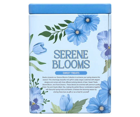 Basilur Serene Blooms Luxury Tin Caddy