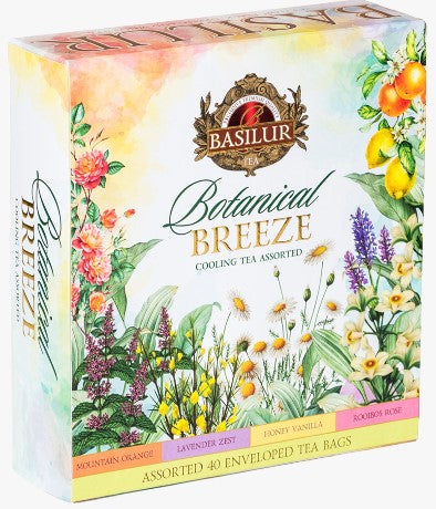 Basilur Botanical Breeze Assortment - 40 Enveloped Tea Bags