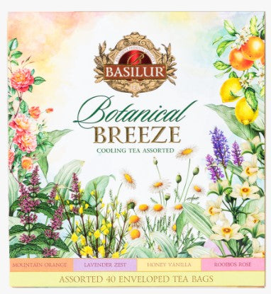 Basilur Botanical Breeze Assortment - 40 Enveloped Tea Bags