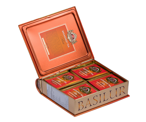 Breakfast Tea - Tea Book - Asia - 32 Enveloped Tea Bags - 4 Flavours