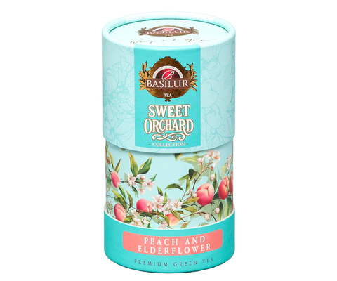 Basilur Sweet Orchard Peach & Elder Flower - Green Tea